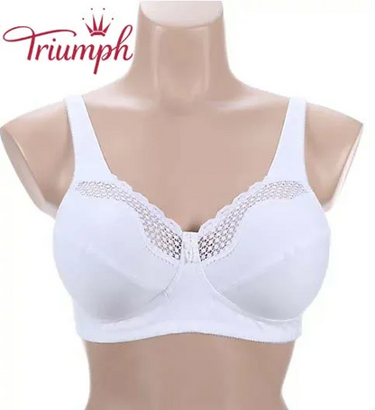 Triumph - Egyedi formájú, pamutból készült, merevítő nélküli melltartó (4 darabos)