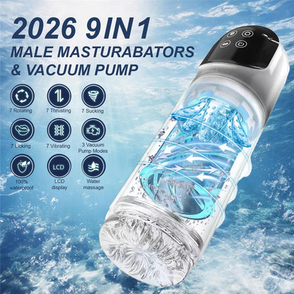 APÁK NAPJA 70% KEDVEZMÉNY 💪 2026 Továbbfejlesztett THRUSTIX™ PRO Smart LCD 9 az 1-ben automata teljesítménytréner 🏆
