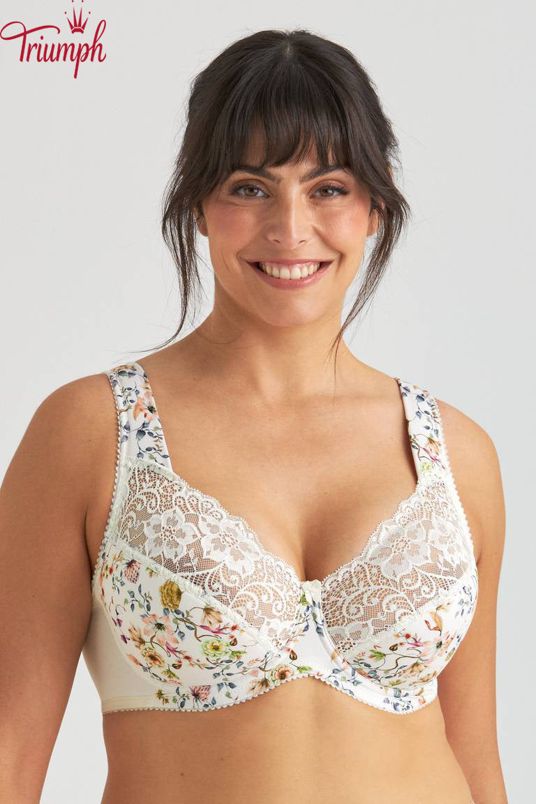 Triumph® 🌸 (4 darabos szett) Kényelmes és lélegző plus size melltartók