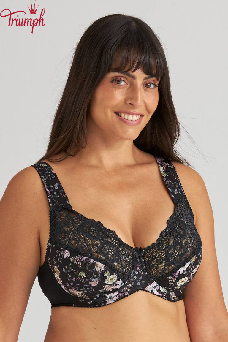 Triumph® 🌸 (4 darabos szett) Kényelmes és lélegző plus size melltartók