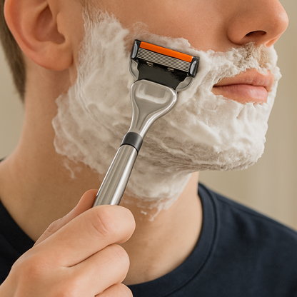 Travel Friendly Five Layer Blade Grip Shaving Razor