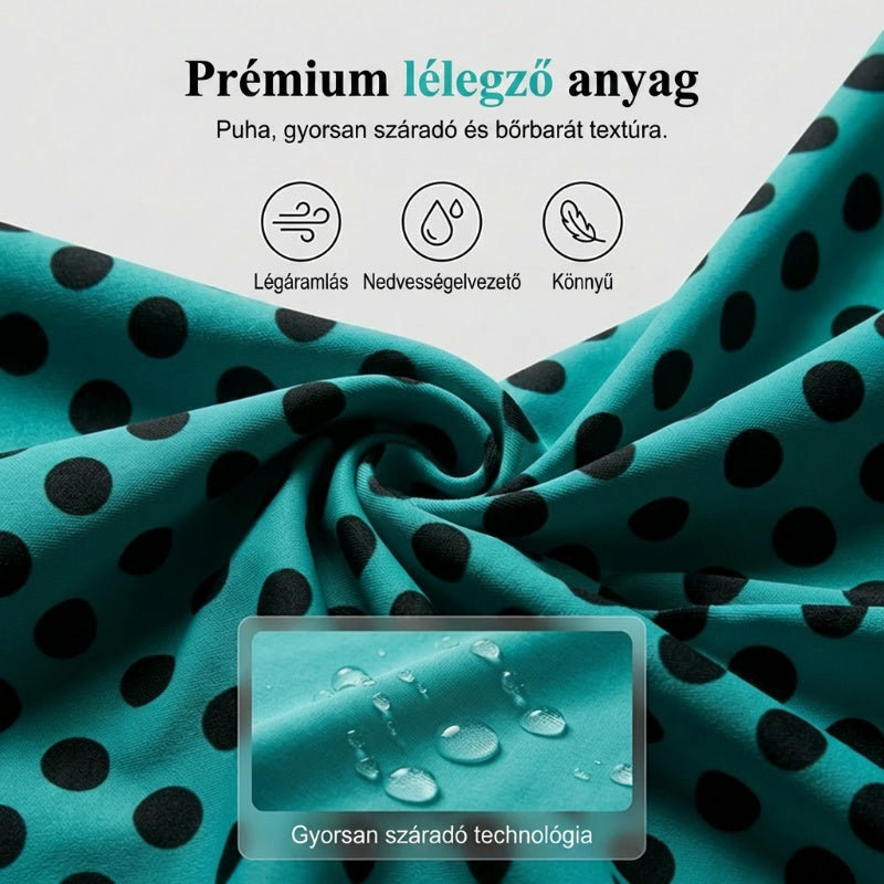 🏖️[S–3XL]👙 Női pöttyös kétrészes fürdőruha