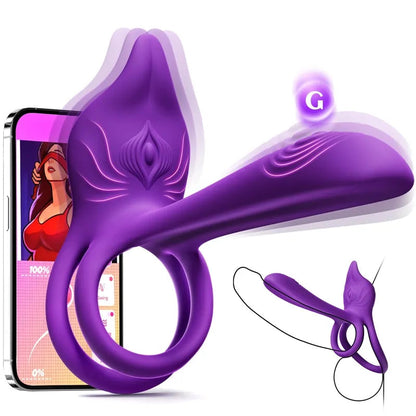 🎄Újévi leárazás |🎁Enchanted Girl Luxe intelligens vibrációs gyűrű – Alkalmazásvezérelt öröm pároknak 💫