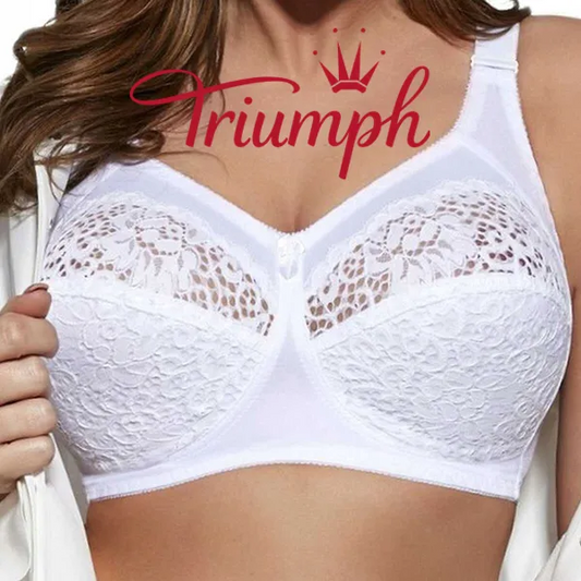 Triumph® – 4 db-os csomag 💖50% kedvezmény ✨Új hímzett női melltartó plus size méretekhez 2025