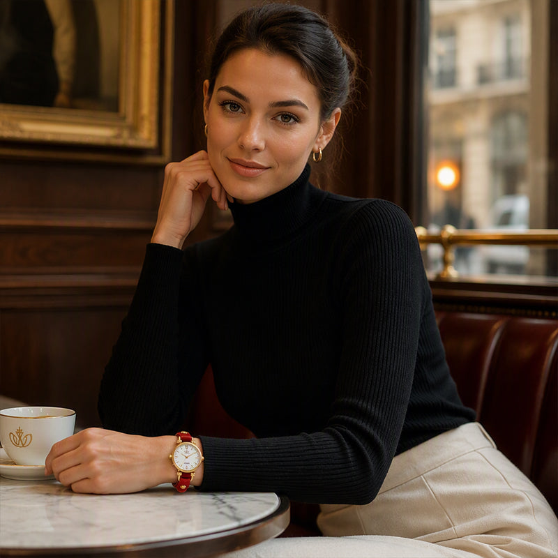 ✨⌚ Divatos, letisztult, vékony szíjú női karóra – kényelmes viselet, kifinomult stílust sugároz👗