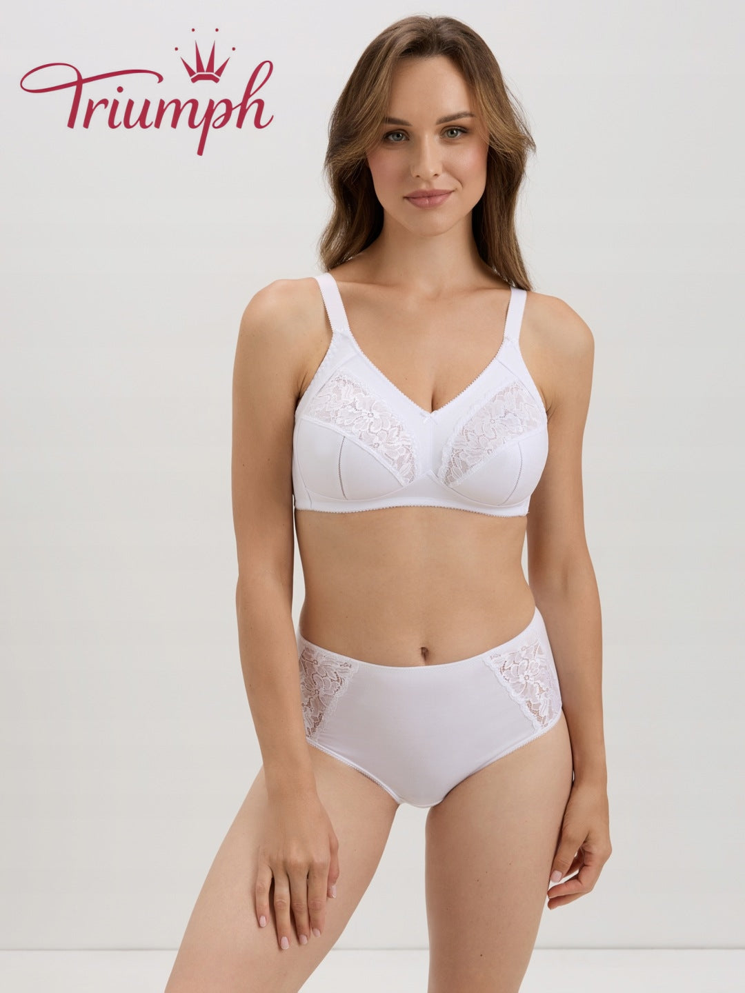 💖Σετ 4 τεμαχίων Triumph® ✨Διαφανές σουτιέν χωρίς ενίσχυση για μεγάλο στήθος