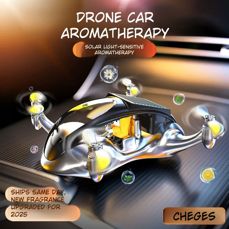 Περιστρεφόμενο ηλιακό drone με άρωμα αυτοκινήτου