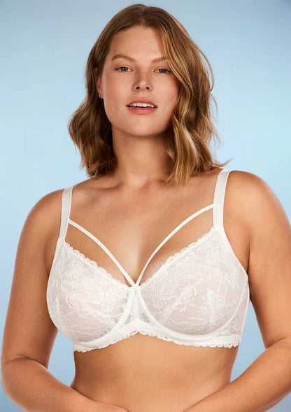 👙TRIAUMPH – [4 τεμ.] 🔥Σέξι γυναικείο σουτιέν Plus Size από 50% δαντέλα - Ένα σουτιέν plus size που αναδεικνύει την όμορφη σιλουέτα σας