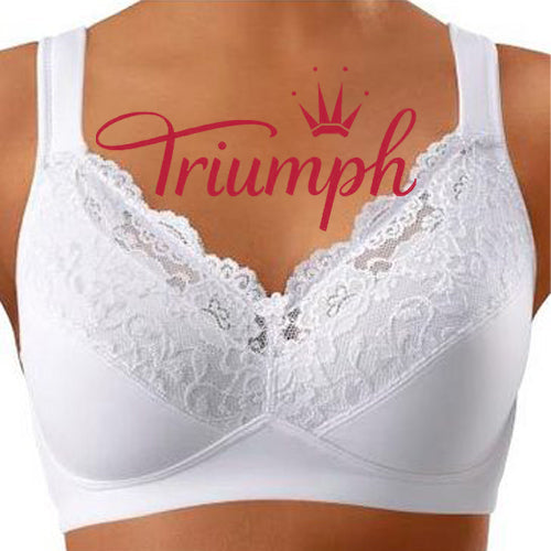 Triumph - 3τμχ (75A-110F) 💝Μαλακό σουτιέν με άνετες τιράντες, χωρίς✨ καλώδια