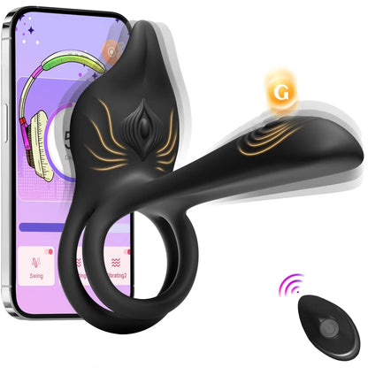 🎄Újévi leárazás |🎁Enchanted Girl Luxe intelligens vibrációs gyűrű – Alkalmazásvezérelt öröm pároknak 💫