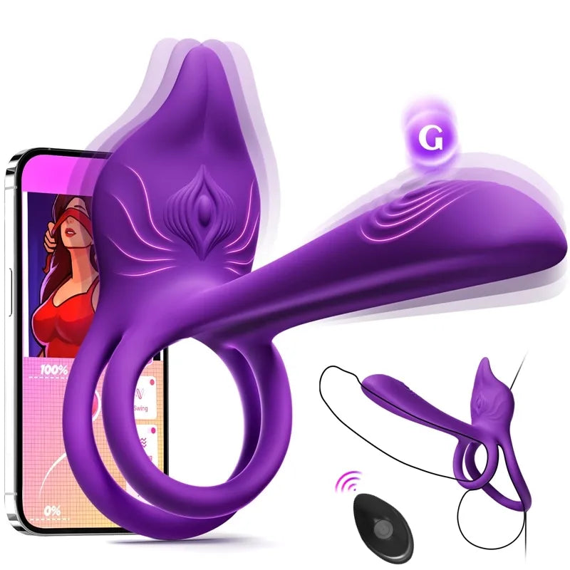 🎄Újévi leárazás |🎁Enchanted Girl Luxe intelligens vibrációs gyűrű – Alkalmazásvezérelt öröm pároknak 💫