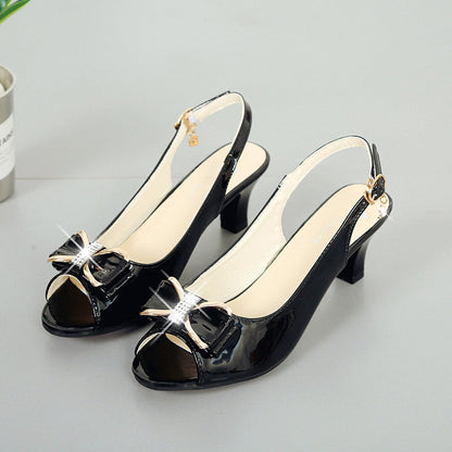 👡Elegáns, nyitott orrú női szandál hátsó pánttal