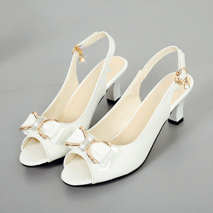 👡Elegáns, nyitott orrú női szandál hátsó pánttal